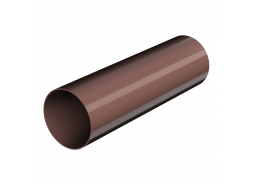 ТН ОПТИМА 120/80 мм, водосточная труба (2 м), коричневый, шт.